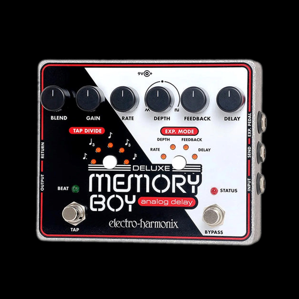 Electro-Harmonix DELUXE MEMORY BOY Tap Temp Analog Delay Guitar Effects Pedal